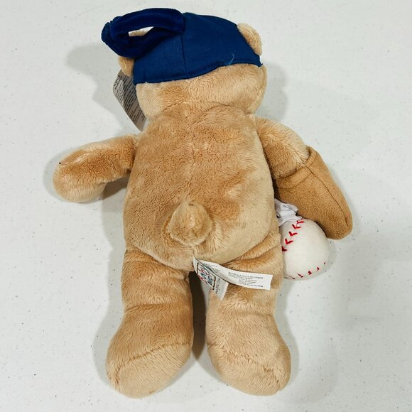 Baby Ganz Musical Plush Pull Down Crib Toy Teddy Bear Baseball MVP 10in. NWT - Picture 3 of 9
